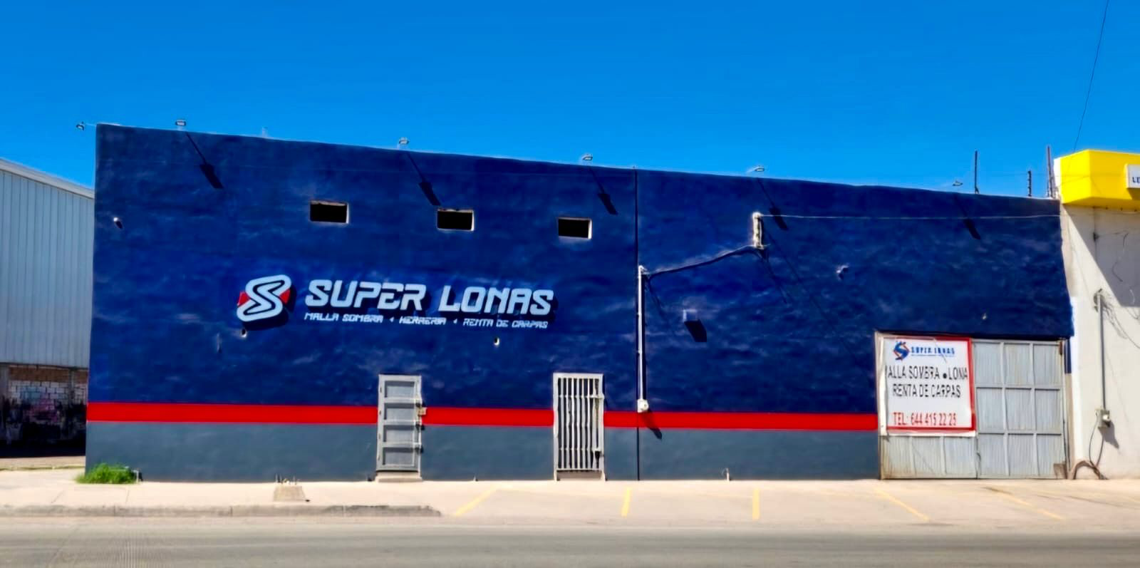 Establecimiento actual de Super Lonas, remodelado